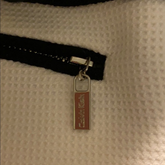 Calvin Klein Contrast Zip Front Jacket - Picture 8 of 8